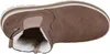 A top-down view of a brown, fur-lined Chelsea boot. Produktbild-Vorschau