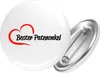 Huuraa Button Bester Patenonkel Herz 25mm rund mit Produktbild-Vorschau 1