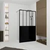 Paroi de douche 120x200 cm type Verriere - Verre trempe et Voir les images du produit 9