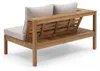 home24 Loungeset - 4-teilig - Akazie Massiv / Webstoff - Produktbild-Vorschau 8