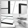 COSTWAY 70x100 cm Prostokątne lustro z metalową ramą, Podgląd zdjęcia produktu 5