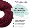 styleBREAKER warmer Feinstrick Loop Schal mit Flecht Muster Produktbild-Vorschau 4