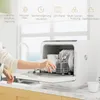 HOMCOM Mini Geschirrspüler Freistehend Tischgeschirrspüler Produktbild-Vorschau 8