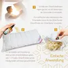 Instructions on how to use a ZirbenSchlafkissen (pine pillow). Produktbild-Vorschau