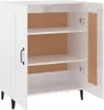 Sideboard Hochglanz-Weiß 69,5x34x90 cm Holzwerkstoff Produktbild-Vorschau 6