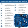 Scheppach Werkzeugkoffer TB99 90-tlg. Werkzeugset bestückt Produktbild-Vorschau 6