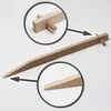100 Erdanker aus Buchenholz I Holz Bodenanker Holzpﬂock Produktbild-Vorschau 3