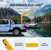A light blue pickup truck is parked next to a lake with a crane lifting a jet ski out of the water. The background shows a mountainous landscape with trees and a lake. Anteprima dell’immagine prodotto