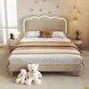 Letto imbottito Flieks 140x200cm con rete a doghe, letto Anteprima dell’immagine prodotto 2