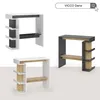 Table de bar Vicco Dana Anthracite/chêne doré 108x50cm, Voir les images du produit 7