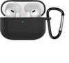 A black silicone case for AirPods Pro with a carabiner attached. Anteprima dell’immagine prodotto