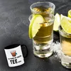 Ich trinke am liebsten Teequila Kaffeebecher Schwarz Produktbild-Vorschau 3