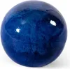 Blaue Keramik Gartenkugel massiv 28x26cm frost- & Produktbild-Vorschau 1