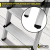 Craftfull Stehleiter CF-133B | Aluminium-Haushaltsleiter - Produktbild-Vorschau 5