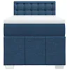 Boxspringbett mit Matratze Blau 90x200 cm Stoff, Klassische Produktbild-Vorschau 4