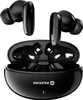 A pair of black wireless earbuds and their charging case are displayed on a white background. Anteprima dell’immagine prodotto