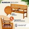 Casaria Panca da Giardino Tavolino Legno Eucalipto Anteprima dell’immagine prodotto 6