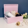 Caja de madera grande Creative Deco rosa para guardar Vista previa de la imagen del producto 4
