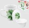 Maiglöckchen Kaffeebecher Becher Tasse Set mit Sieb und Produktbild-Vorschau 2