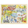 goki 57429 Einlegepuzzle Polizeieinsatz 40 x 30 x 0,8 cm, Produktbild-Vorschau 1