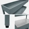 sweeek - Outdoor-Küche aus Stahl mit 2 hängenden Regalböden Produktbild-Vorschau 4