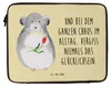 Mr. & Mrs. Panda Laptop Tasche Chinchilla Blume 33 x 42 cm Produktbild-Vorschau 4