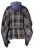 Desigual Poncho Damen Blau Produktbild-Vorschau 2