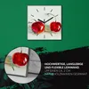 Coloray Uhr auf Leinwand 30x30 cm Wand Uhr Dekoration Produktbild-Vorschau 5