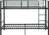A metal bunk bed against a white background. Produktbild-Vorschau