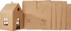 folia Kraftkarton-Häuschen 110 x 110 x 190 mm 6 Stück Produktbild-Vorschau 3