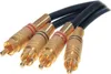 Premium Cinch- Verbindung 0,5m Stereo vergoldet Produktbild-Vorschau 2