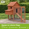 Kuriňa s vonkajším výbehom z dreva, 2 hniezdiace boxy s 4 Náhľad obrázku produktu 3