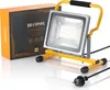 A product shot of a work light and its packaging. Anteprima dell’immagine prodotto
