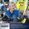MASKO® Automatik Kabeltrommel Verlängerungskabel mit 3-Fach Produktbild-Vorschau 5