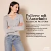 A. Essentials Damen Leichter Langarm-Pullover Mit Produktbild-Vorschau 2