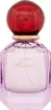 A perfume bottle with a red cap and a purple glass bottle. Voir les images du produit