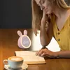 Hasenwecker Mit Nachtlicht Rosa, Digitale LED-Anzeige, Für Produktbild-Vorschau 4