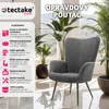 tectake® Sessel Hygge polstrovaný Náhled obrázku produktu 3
