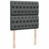 Boxspringbett mit Matratze Dunkelgrau 100x200 cm Stoff Produktbild-Vorschau 7
