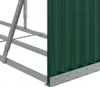 vidaXL Přístřešek na palivové dřevo zelený 234x45x100 cm Náhled obrázku produktu 7
