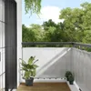 vidaXL Pare-vue pour balcon gris clair 90x700 cm 100 % Voir les images du produit 2