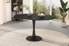 Uittrekbare eettafel, 100/140 x 100 x 75 cm, ovale eettafel Productafbeelding-voorbeeld 4