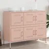 Sideboard Rosa 100,5x39x79 cm Stahl Produktbild-Vorschau 2