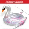 ONBEST Aufblasbarer XXL Schwan | Badeinsel 183x162 cm | Bis Produktbild-Vorschau 3