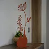 UNUS Deko Aufsteller Blume mit Vase, Metall in Rostoptik Produktbild-Vorschau 2