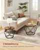 A living room scene with a sofa, two side tables, and a plant. Podgląd zdjęcia produktu