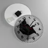 Wanduhr - Rund - Glasuhr - Tanz Schwarz Kleid - 30x30cm - Produktbild-Vorschau 2