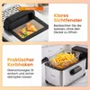 COSTWAY Friteuse, 3 liter, 2000W, elektrisch, Productafbeelding-voorbeeld 7