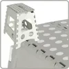 Sgabello pieghevole antiscivolo alto 39 cm grigio chiaro Anteprima dell’immagine prodotto 9