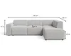 GrainGold Ecksofa L-Form Rechts Eluno - Moderne Ecksofa, Produktbild-Vorschau 6